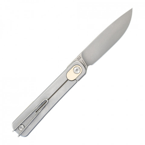 Ніж складаний туристичний SRM Palfrey 135L-GT (8.3 см) 14C28N / G10 білий