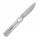 Ніж складаний туристичний SRM Palfrey 135L-GT (8.3 см) 14C28N / G10 білий