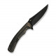 Ніж складаний туристичний Weknife Dracarys, (9.1 см) Böhler M390 / титан 6AL4V бронзовий/чорний