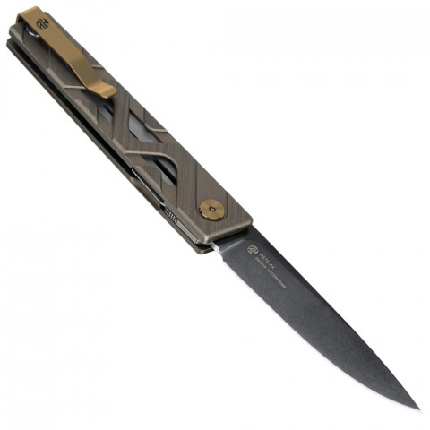 Ніж складаний туристичний Ruike P878-AK, (8.7 см) 14C28N / 6063Aluminum сірий