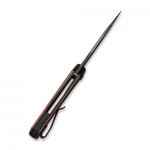 Ніж складаний кишеньковий Civivi Odium, (6.7 см) Damascus / Guibourtia Wood