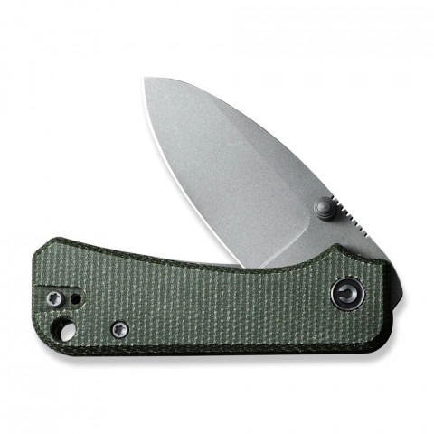 Ніж складаний кишеньковий Civivi Baby Banter, (5.9 см) Nitro-V / Micarta зелений