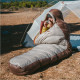 Спальник з натуральним пухом Naturehike Snowbird CNK2550WS014 SP550, p-р L, коричневий 992 г