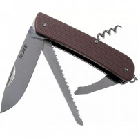 Багатофункціональний ніж Ruike Criterion L32, (8.5 см) 12C27 / G10 коричневий, 13 інстр.