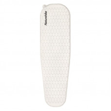 Матрац туристичний надувний одномісний Naturehike CNK2300DZ013, 185x55x3.5 см, світло-сірий, овальний