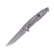 Ніж складаний туристичний Ruike M108-TZ, (8.8 см) steel 154СМ / TC4 (титан) сірий