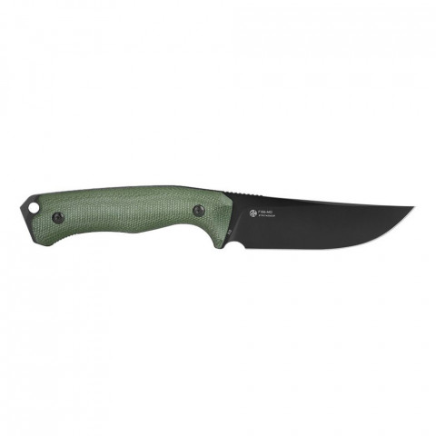 Ніж фіксований мисливський Ruike F186-MG, (11.8 см) D2 / Micarta зелений