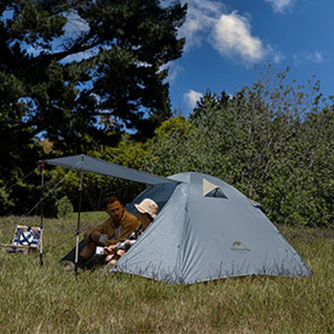 Намет чотиримісний Naturehike P-Series CNK2300ZP028, світлий сірий