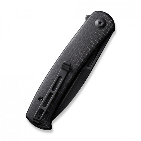 Ніж складаний туристичний Civivi Caetus Flipper, (8.8 см) Damascus / Carbon Fiber