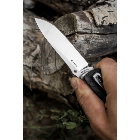Багатофункціональний ніж Ruike Trekker LD41-B, (8.5 см) 12C27 / G10 чорний, 22 інстр.
