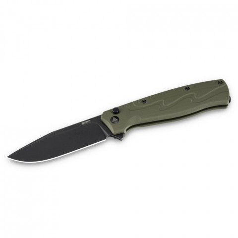 Ніж складаний туристичний SRM 221X-GP (9.2 см) 14C28N , G10 зелений