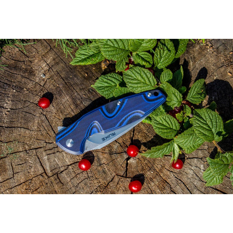 Ніж складаний туристичний Ruike Fang P105-K, (9.2 см) 14C28N / G10 сірий
