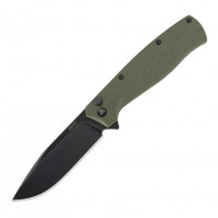 Ніж складаний туристичний SRM 221X-GP (9.2 см) 14C28N , G10 зелений