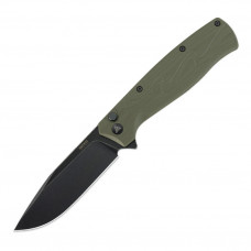 Ніж складаний туристичний SRM 221X-GP (9.2 см) 14C28N , G10 зелений