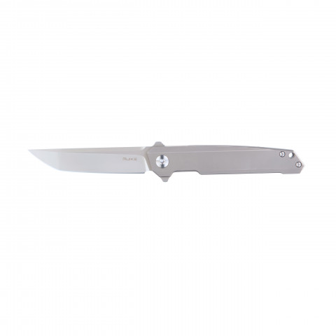Ніж складаний туристичний Ruike M126-TZ, (9.1 см) steel 154СМ / TC4 (титан) сірий