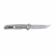Ніж складаний туристичний Ruike M126-TZ, (9.1 см) steel 154СМ / TC4 (титан) сірий