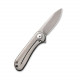 Ніж складаний кишеньковий Civivi Mini Elementum Flipper, (4.7 см) 14C28N / Copper коричневий