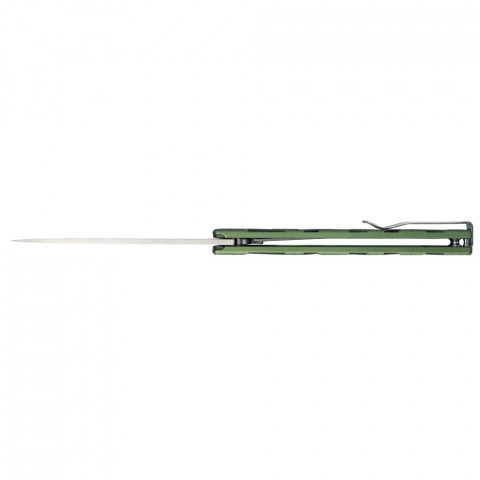 Ніж складаний туристичний Ruike P878-AG, (8.7 см) 14C28N / 6063Aluminum зелений