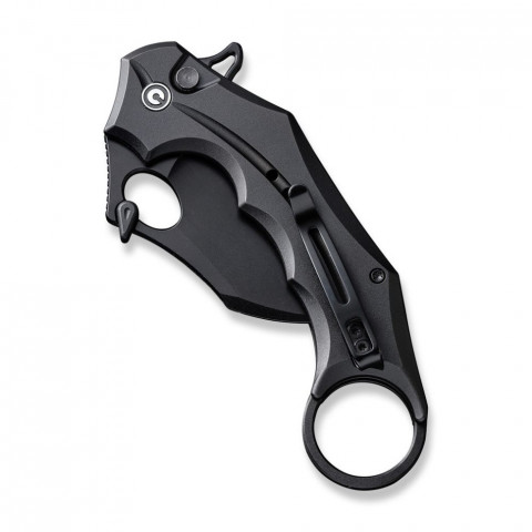 Ніж складаний кишеньковий Civivi Incisor II, (5.1 см) Nitro-V / Aluminum чорний