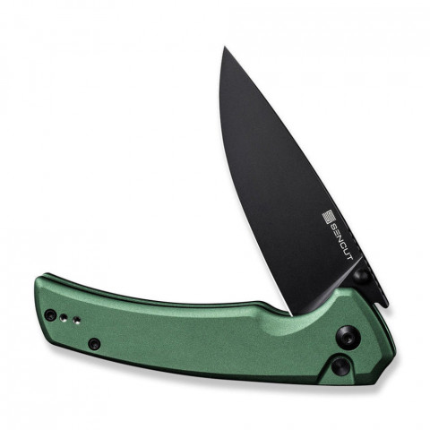 Ніж складаний туристичний Sencut Serene, (8.8 см) D2 / Aluminum зелений