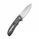 Ніж складаний туристичний Civivi Hyperpulse, (8.9 см) 14C28N / Aluminum сірий
