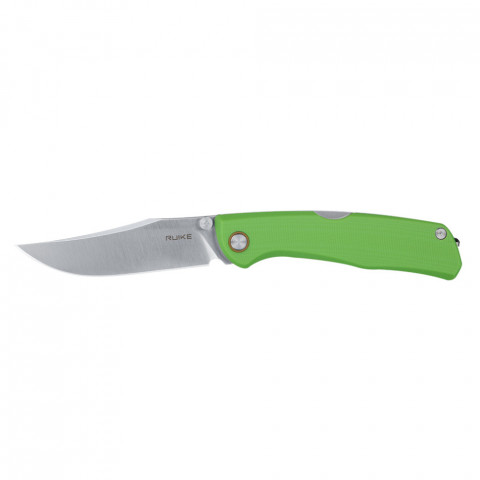 Ніж складаний туристичний Ruike P882-G, (8.5 см) 12C27 / G10 зелений