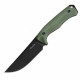 Ніж фіксований мисливський Ruike F186-MG, (11.8 см) D2 / Micarta зелений
