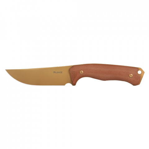 Ніж фіксований мисливський Ruike F186-MN, (11.8 см) D2 / Micarta коричневий
