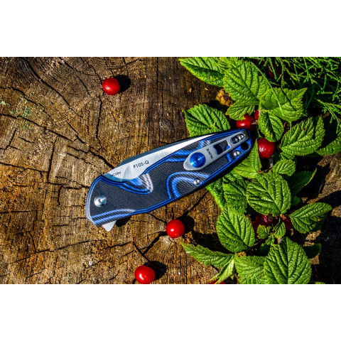 Ніж складаний туристичний Ruike Fang P105-K, (9.2 см) 14C28N / G10 сірий