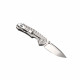 Ніж складаний кишеньковий Ruike M671-TZ, (7 см) steel 154СМ / TC4 (титан) сірий