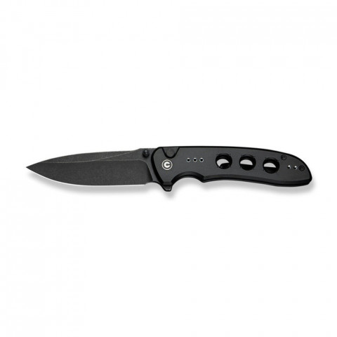 Ніж складаний туристичний Civivi Hyperpulse, (8.9 см) 14C28N / Aluminum чорний