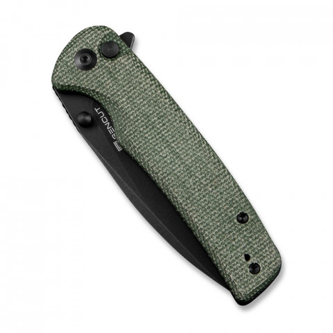 Ніж складаний туристичний Sencut Sachse, (8.8 см) 9Cr18MoV / Micarta зелений