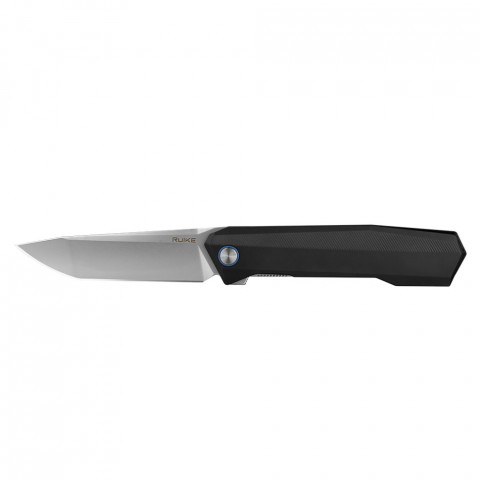Ніж складаний туристичний Ruike P166-AB, (9.2 см) 14C28N / Aluminum чорний