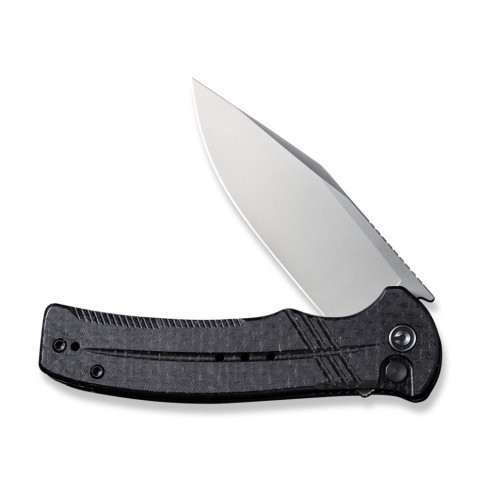 Ніж складаний туристичний Civivi Cogent, (8.8 см) 14C28N / Micarta чорний