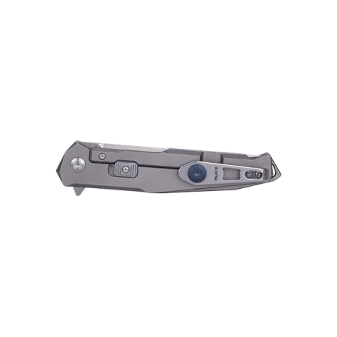 Ніж складаний туристичний Ruike M108-TZ, (8.8 см) steel 154СМ / TC4 (титан) сірий