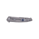 Ніж складаний туристичний Ruike M108-TZ, (8.8 см) steel 154СМ / TC4 (титан) сірий