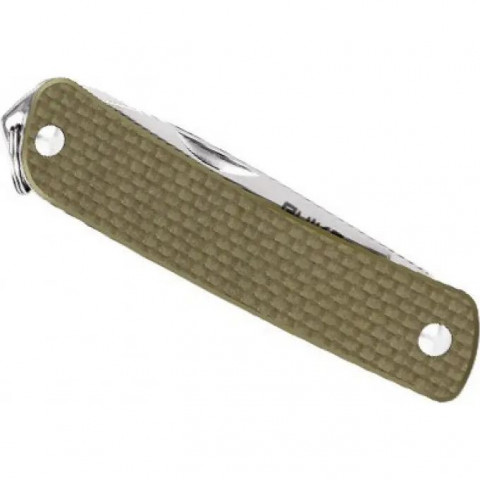 Багатофункціональний ніж Ruike Criterion S21, (5.3 см) 12C27 / G10 зелений, 5 інстр.