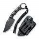 Ніж фіксований тактичний Civivi Midwatch, (8.6 см) N690 / Micarta чорний