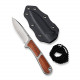 Ніж фіксований тактичний Civivi Mini Elementum, (5.7 см) Nitro-V / Guibourtia Wood
