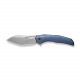 Ніж складаний туристичний WE Knife Ignio Mystery Box, (8.39 см) CPM 20CV / 6AL4V Titanium синій
