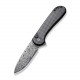 Ніж складаний кишеньковий Civivi Elementum II, (7.5 см) Damascus / Carbon Fiber G10