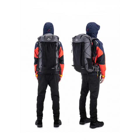 Рюкзак туристичний Naturehike Rock NH19BP095, 60+5 л, чорний