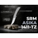 Ніж складаний туристичний SRM Asika, (9.9 см) 154CM / Titanium сірий