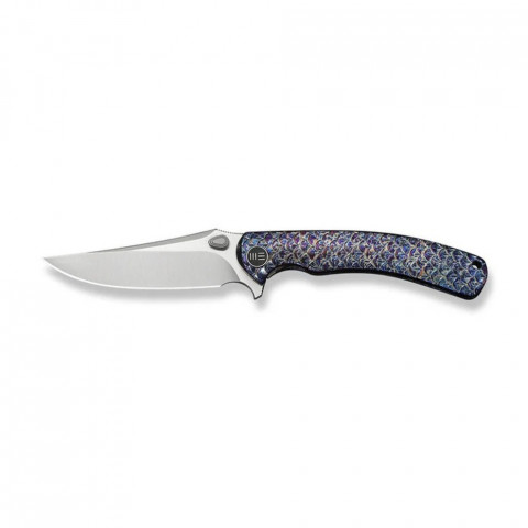 Ніж складаний туристичний Weknife Dracarys, (9.1 см) Böhler M390 / титан 6AL4V полум’яний