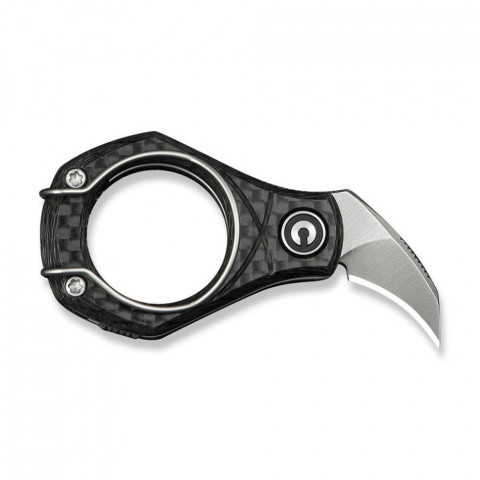 Ніж складаний кишеньковий Civivi Pyrus, (1.6 см) 14C28N / Carbon Fiber темно-сірий