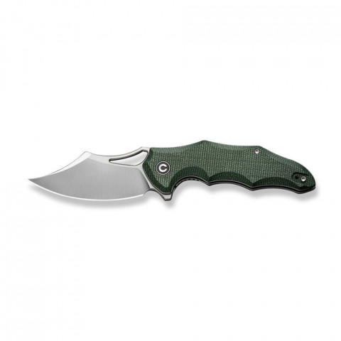Ніж складаний кишеньковий Civivi Chiro, (7.9 см) 14C28N / Micarta темно-зелений