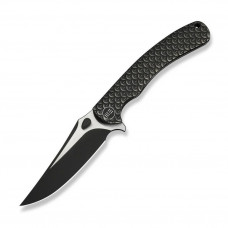 Ніж складаний туристичний Weknife Dracarys, (9.1 см) Böhler M390 / титан 6AL4V чорний