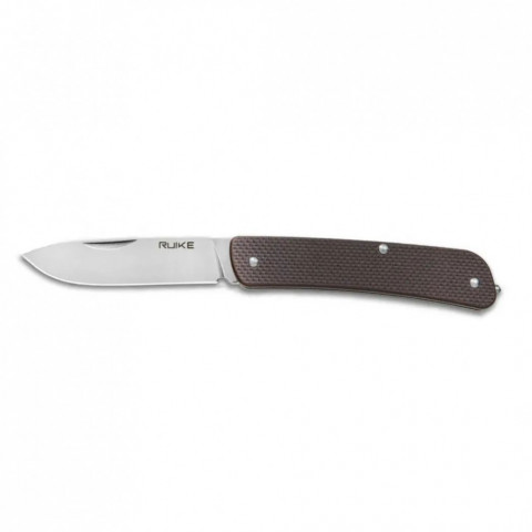 Багатофункціональний ніж Ruike Criterion L11, (8.5 см) 12C27 / G10 коричневий, 3 інстр.