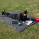 Килимок для пікніка водостійкий надлегкий Naturehike Moisture Picnic Mat NH17D050-B, 145x200 см, чорний