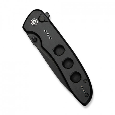 Ніж складаний туристичний Civivi Hyperpulse, (8.9 см) 14C28N / Aluminum чорний